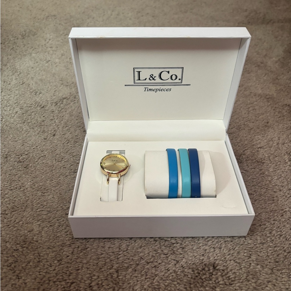 L & Co. Timepieces Watch Set